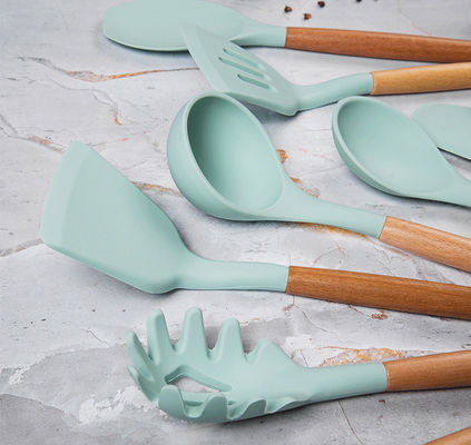 undegradable Silicone Kitchen Utensil Sets , Minimalist 12 Piece Silicone Utensil Set