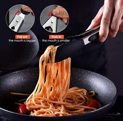 Meltproof Stainless Steel And Silicone Cooking Utensils Heat Resistant