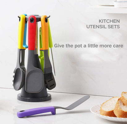 Ergonomic Nylon Kitchen Utensil Sets 7pcs With TPR Handles
