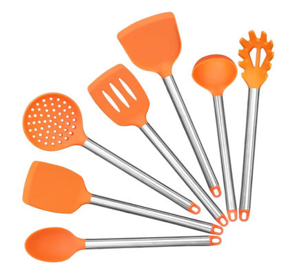 Nontoxic Stainless Steel Kitchen Utensil Sets BPA Free Leadfree Scratchproof