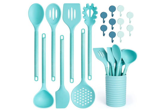 18 Pieces  Silicone Kitchen Utensils Sets With Holder, Cooking Utensils Set