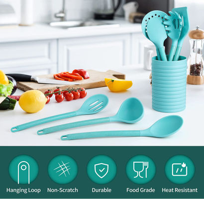 18 Pieces  Silicone Kitchen Utensils Sets With Holder, Cooking Utensils Set