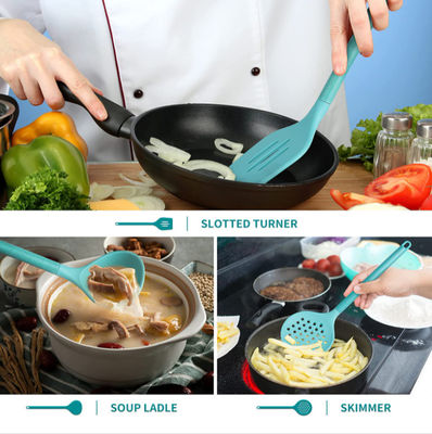 18 Pieces  Silicone Kitchen Utensils Sets With Holder, Cooking Utensils Set