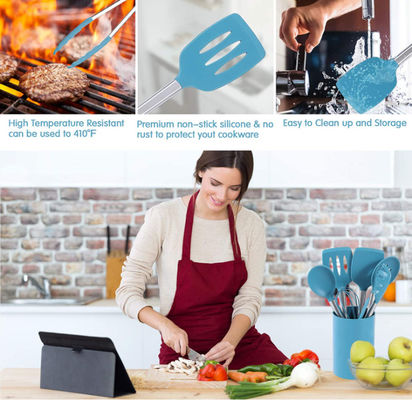 Heat Resistant Non-Stick Silicone Cooking Utensil Sets Kitchen Tools