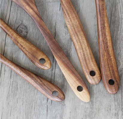 Stainfree Wooden Kitchen Tools Set Toxinproof , NonBPA Wooden Cooking Set