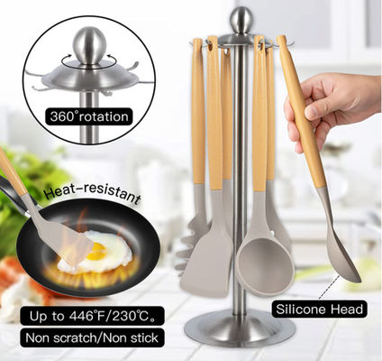 Fda Approved Silicone Cooking Utensils Kitchen Utensil Set Multifunction