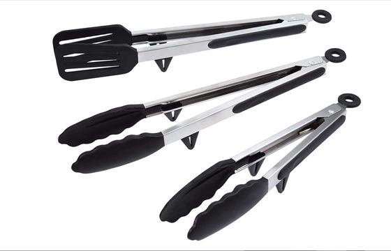 Multifunction Kitchen Food Tongs Stainfree 12in Length Dishwasher Safe