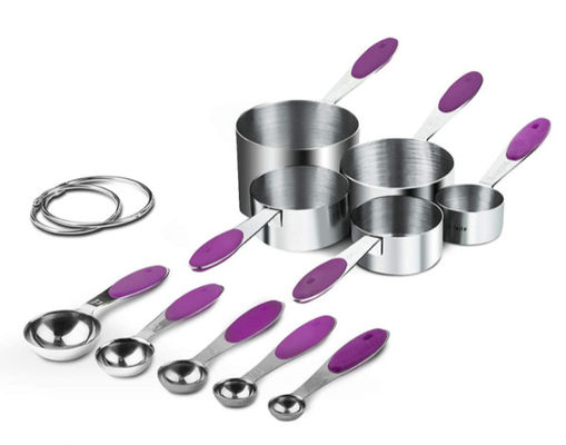 NonBPA Stainless Steel Kitchen Utensil Sets Measuring Spoon Set FDA Approved