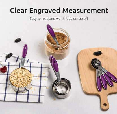 NonBPA Stainless Steel Kitchen Utensil Sets Measuring Spoon Set FDA Approved