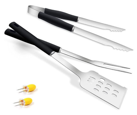 Multifunction Stainless Steel Bbq Utensil Set , Rustless Heavy Duty Grill Tools