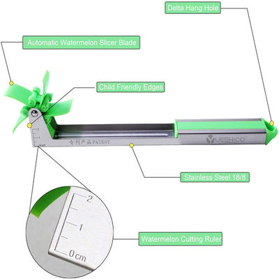 CU Approved Kitchen Gadget Tools , SS18/8 Watermelon Slicer Corer