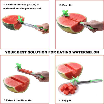 CU Approved Kitchen Gadget Tools , SS18/8 Watermelon Slicer Corer