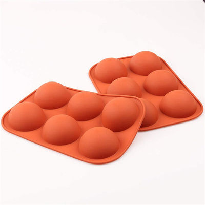 LFGB Approved Silicone Baking Moulds , OEM Silicone Sphere Mold Baking