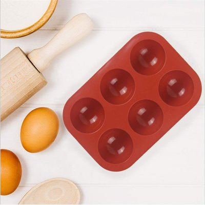 LFGB Approved Silicone Baking Moulds , OEM Silicone Sphere Mold Baking