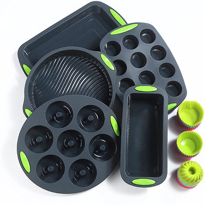 Stainfree Silicone Baking Set  Cake Moulds Multipurpose Odor Resistant