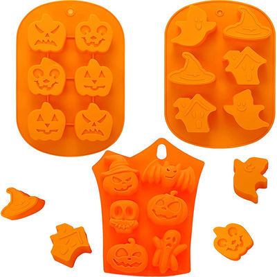 Halloween Silicone Baking Moulds CU Approved Odorless Spotless