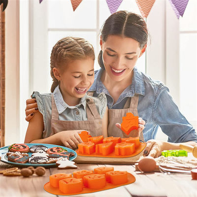 Halloween Silicone Baking Moulds CU Approved Odorless Spotless