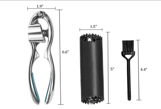 FDA Approved Stainless Steel Garlic Press Peeler Set Multifunctional
