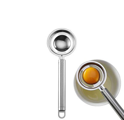 Multiusage Stainless Steel Egg Yolk Separator CU Approved 21.3cm Long