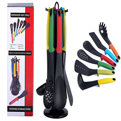 Multifunction Nylon Cooking Utensils , ODM Heavy Duty Plastic Cutlery Sets