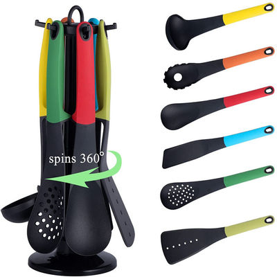 Multifunction Nylon Cooking Utensils , ODM Heavy Duty Plastic Cutlery Sets