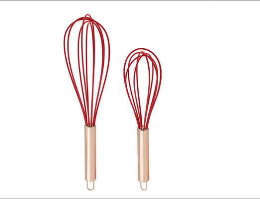 2pcs Kitchen Utensils Whisk , LFGB Approved Whisk For Blending Mixing