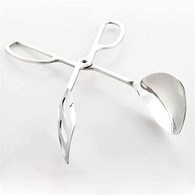Polished Stainless Steel Salad Tongs Toxinfree For Multiapplication