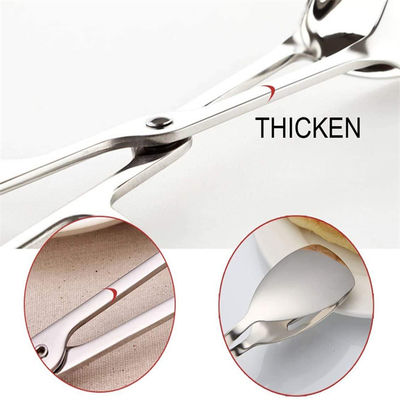 Polished Stainless Steel Salad Tongs Toxinfree For Multiapplication