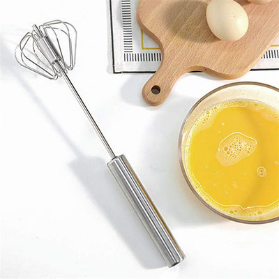 Home Kitchen Utensils Whisk SS Hand Push Egg Beater Mixer