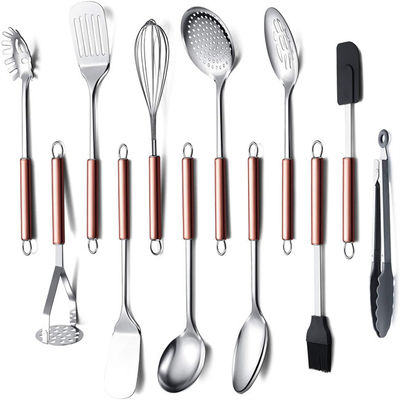 Sustainable 304 Stainless Steel Cooking Utensil Set Kitchen Gadgets Cookware Set