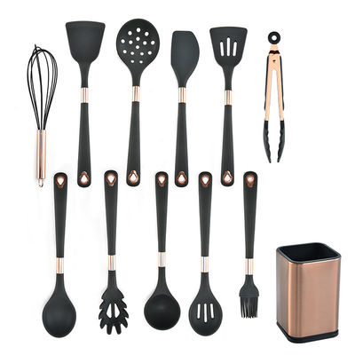 Non - Stick Silicone Kitchen Utensil Sets 13 Pieces Cooking Shovel Spoon