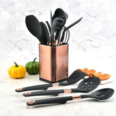 Non - Stick Silicone Kitchen Utensil Sets 13 Pieces Cooking Shovel Spoon