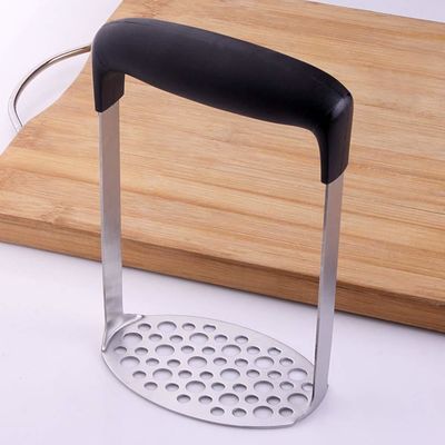 Stainless Steel Garlic Press Manual Kitchen Gadget Mashed Potato Masher Modern