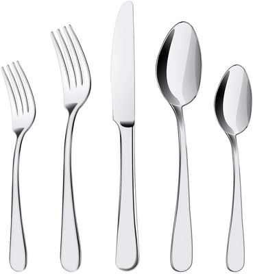 5 Pieces Stainless Steel Safe Flatware Cutlery Set Utensil Kitchen Cookware Sets