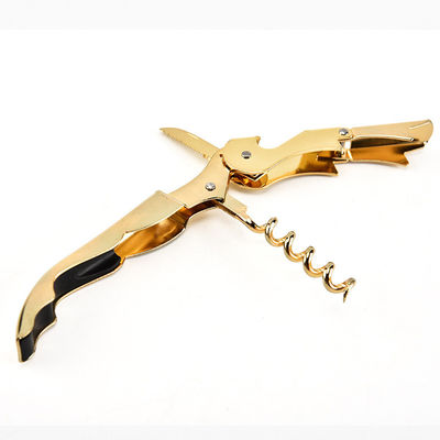 Harmless Kitchen Gadget Tools Gold Multi - Function Shrimp Head Knife Stainless Steel Wine Opener
