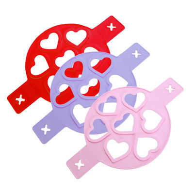 Multi - Purpose 7 Holes Cake Baking Mold DIY Porous Pancake With Silicone Egg Omelette