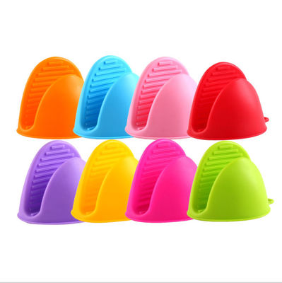 High Temperature Resistant Kitchen Gadget Tools Silicone Mitten Heat Insulation Anti - Skid Baking Oven Plate Holder
