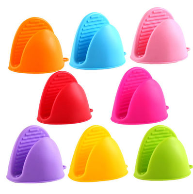 High Temperature Resistant Kitchen Gadget Tools Silicone Mitten Heat Insulation Anti - Skid Baking Oven Plate Holder