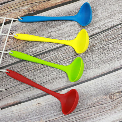 Small 21cm Silicone Mini Spoon Children's Cutlery Kitchen Tools Cooking Spoon