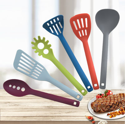 Creative Color Silicone Kitchen Utensil Sets Combination Nylon Scoop Nonstick 6 Pcs Set