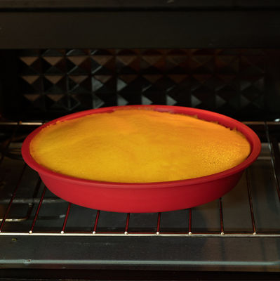 Nonstick Circular Chiffon Silicone Baking Cake Mold Circular Model 8'' Cake Pan Silicone Model