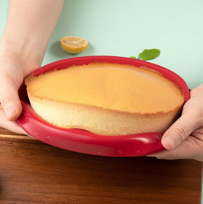 Nonstick Circular Chiffon Silicone Baking Cake Mold Circular Model 8'' Cake Pan Silicone Model