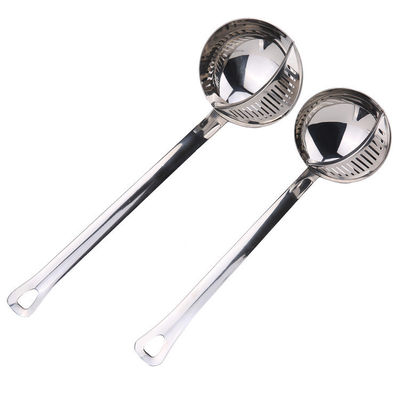 SS Kitchen Utensil Sets Spoon Strainer Detachable Hot Pot Filter Spoon