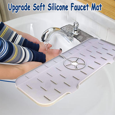 Waterproof Anti Splash Silicone Pad Kitchen Gadget Tool for Bathroom Faucet