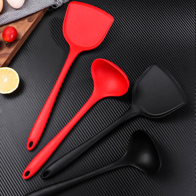 Non-Stick 2Pcs Kitchen Silicone Shovel Heat Resistant Silicone Kitchen Utensil Sets