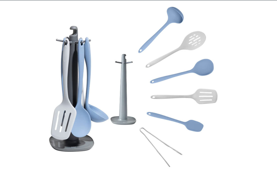 7-Pieces Premium Kitchen Silicone kitchen Utensils Set Heat Resistant