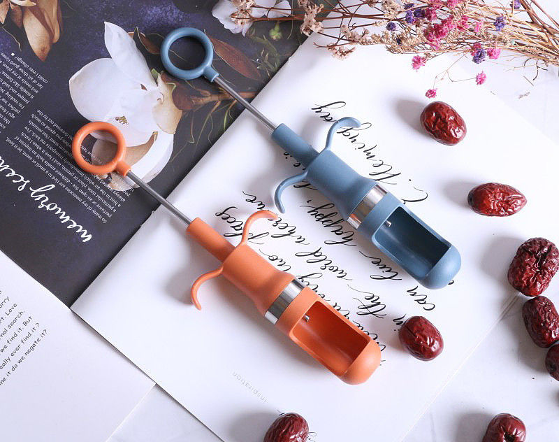 SS304 Kitchen Gadget Tools Date Pitting Machine Hawthorn Rock Sugar Gourd Magic Utensils