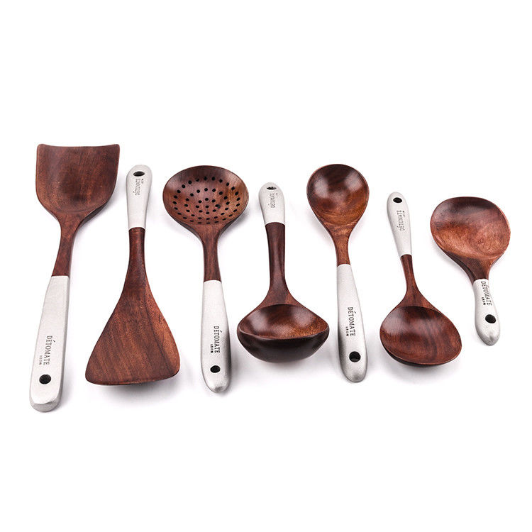 FDA Wooden Cooking Set Shovel No Paint Household Chicken Wing