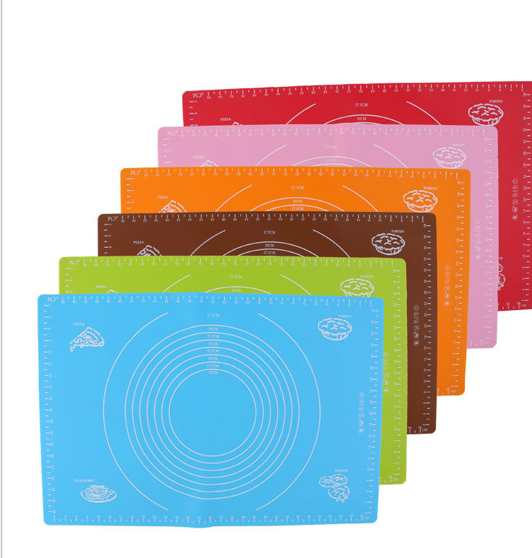 60X40CM Silicone Pastry Mat Rolling Dough Non Slip Extra Large Nonstick With Measurements