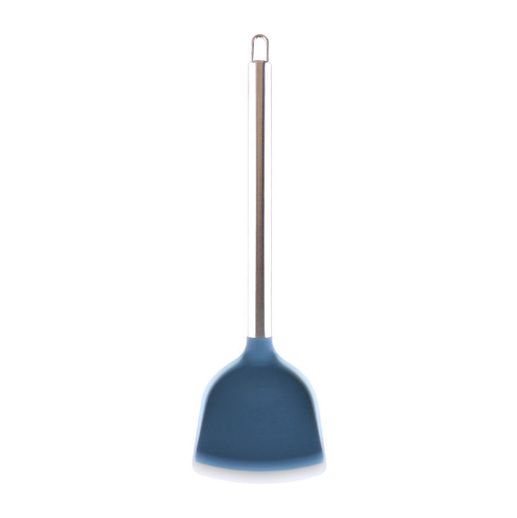 OEM Silicone Kitchen Utensil Sets Cooking Spoon Shovel Stainless Steel Handle